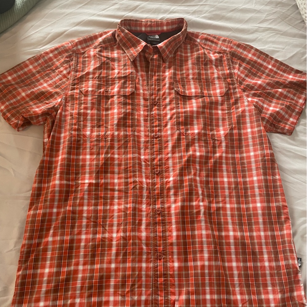 North Face Button Down Short Sleeve Shirt